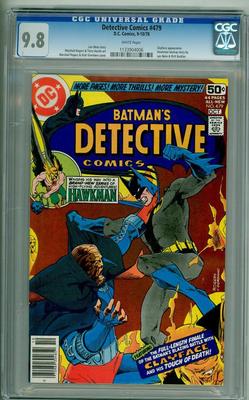 DETECTIVE 479 CGC 98 WHITE PAGES BATMAN 1978 MARSHALL ROGERS