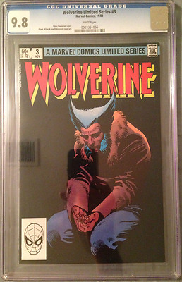 Wolverine Limited Series 3 1982 CGC 98 WP Miller