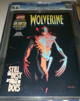 Wolverine  145 CGC 96 WHITE PAGES ULTRA RAREST GRAIL Nabisco Variant Hulk 181 