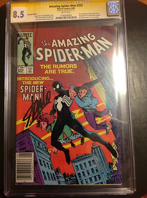 The Amazing SpiderMan 252 May 1984 Marvel CGC 85 Signed by Stan Lee 