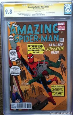 AMAZING SPIDERMAN 700 CGC 98 Signed STAN LEE 90th BIRTHDAY  Ditko Variant