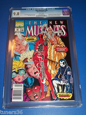 New Mutants 98 CGC 98 Gem 1st Deadpool Hottest Modern comic Wow