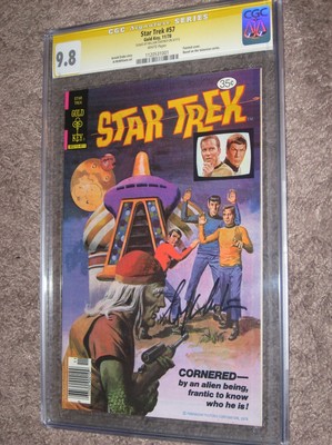 STAR TREK 57 Gold Key CGC 98 SS Signed William ShatnerCaptain Kirk 1978