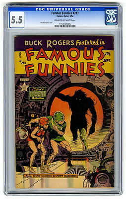 Famous Funnies 213 CGC 55 Buck Rogers Frazetta Eastern Color Golden Age Comic