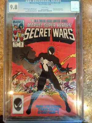 Marvel SuperHeroes Secret Wars 8 Dec 1984 Marvel CGC 98 WHITE Pages