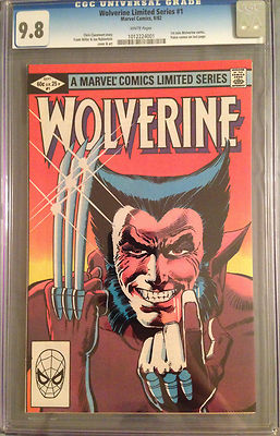 Wolverine Limited Series 1 1982 CGC 98 WP 1st solo Wolverine Yukio cameo Miller