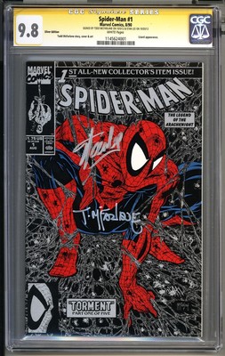 SpiderMan 1 Silver SS CGC 98 Stan Lee  Todd McFarlane Signature Series