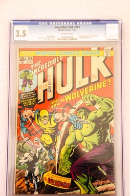 INCREDIBLE HULK 181 CGC 35  1ST APPEARANCE OF WOLVERINE  MILESTONE ISSUE