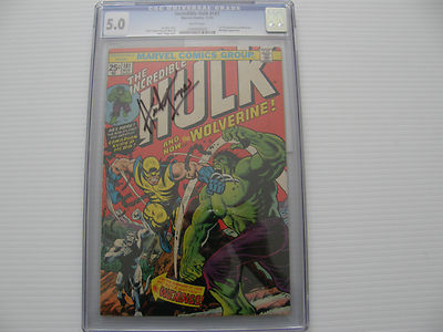 The Incredible Hulk 181 Nov 1974 Marvel CGC GRADED 50