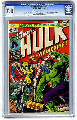 Incredible Hulk 181 CGC 70 1st Full Wolverine Marvel Bronze Age Comic Avengers