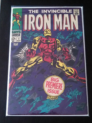 Iron Man 1  1st Iron Man Solo Issue  VERY HIGH GRADE  CGCPGX WORTHY 
