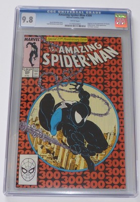 THE AMAZING SPIDERMAN 300  CGC Graded 98 White Pages  First Venom 1988 Mint