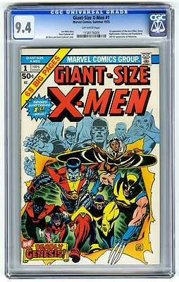 Giant Size XMen 1 CGC 94 1st New XMen 2nd Wolverine Marvel Bronze Age Comic