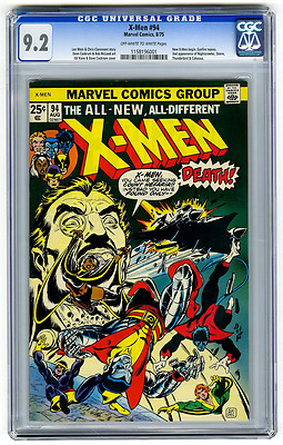 XMen 94 CGC 92 OWW 2nd App New XMen Begin Claremont Marvel Bronze Age Comic