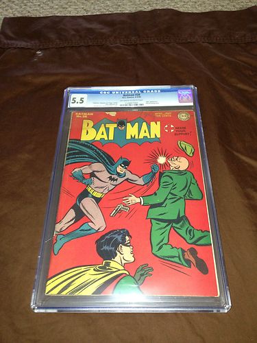 Batman 28 AprMay 1945 DC Cgc Graded Rare Joker Appearance High Grade