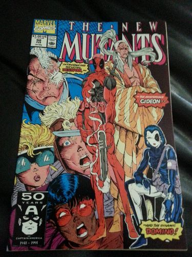 NEW MUTANTS 98 FIRST APPEARANCE OF DEADPOOL NOT CGC VFNM