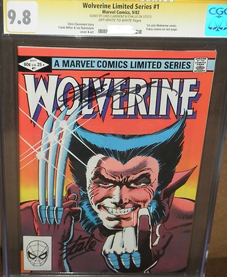 Wolverine 1 Limited CGC SS 98 SIGNED Stan Lee Chris Claremont Marvel Miller art