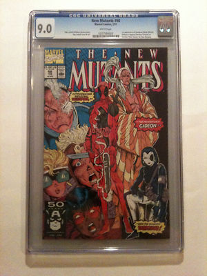 The New Mutants 98 Feb 1991 Marvel CGC 90 UNIVERSAL KEY BOOK