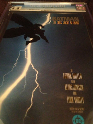 Batman The Dark Knight Returns 1 CGC 98  White pgs  Frank Miller  1986
