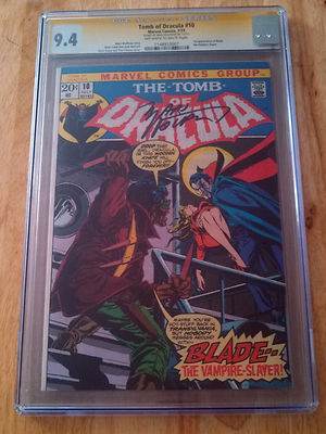 Tomb of Dracula 10  1st Blade  94 CGC SS Marv Wolfman 