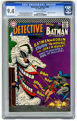 Detective Comics 365 CGC 94 OWW Batman Joker Cover  Story DC Silver Age Comic