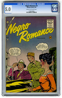 Negro Romance 4 CGC 50 2nd HIGHESTCharlton Golden Age Comic Love Good Girl
