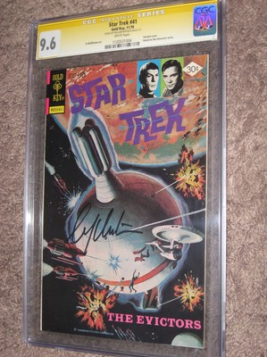 STAR TREK 41 Gold Key CGC 96 SS Signed William ShatnerCaptain Kirk 1976