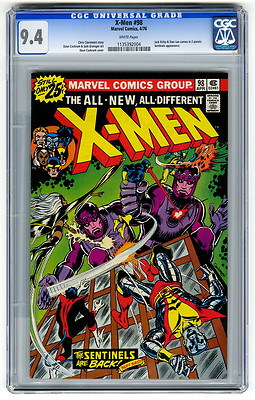 XMen 98 CGC 94 WHITE Sentinels App Claremont Marvel Bronze Age Comic