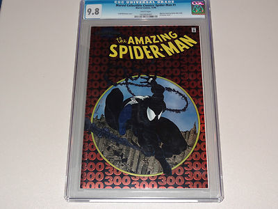 Marvel Collectible Classics AMAZING SPIDERMAN 300 Chromium Cover CGC 98