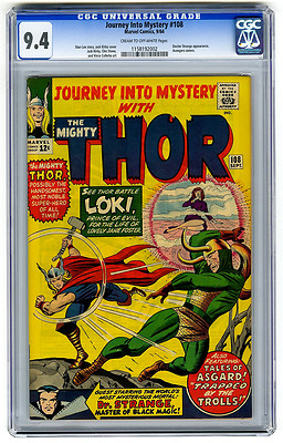 Journey Into Mystery 108 CGC 94 Thor Kirby Marvel Silver Age Comic Avengers