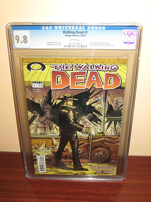 The Walking Dead 1 CGC 98 NMMT First Print White Label HOT BOOK