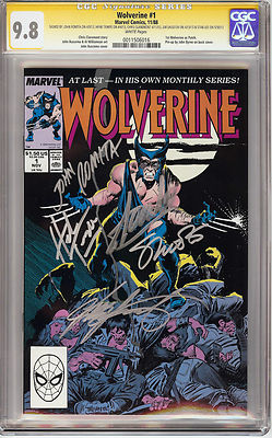 WOLVERINE 1 CGC 98 SS Signed x5 Stan Lee Romita Trimpe Claremont Shooter