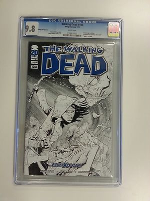 THE WALKING DEAD 100 COMIXOLOGY CGC 98 KIRKMAN CHARLIE ADLARD RYAN OTTLEY