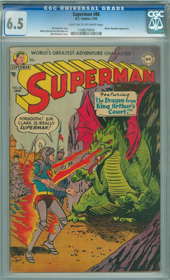 Superman 86 CGC 65 FN Mister Mxyztplk app DC 1954