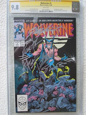 Wolverine 1 1988 CGC 98 SS X5 WP Stan Lee Claremont Romita Trimpe Shooter