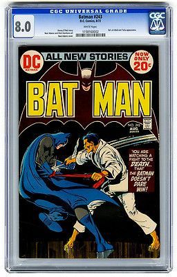 Batman 243  244 BOTH CGC Ras Al Ghul Talia Neal Adams DC Bronze Age Detective