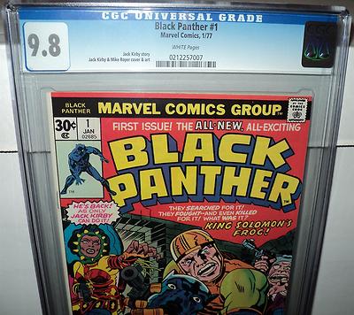 Black Panther 1 CGC 98 WHITE Pages 1977 Jack Kirby Marvel Comics id 9767