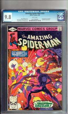 AMAZING SPIDERMAN 203 CGC 98 White Pages  Marvel Comics Stan Lee