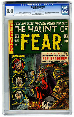 Haunt of Fear 18 CGC 80 Pre Code Horror Bondage Kamen Davis EC Golden Age Comic