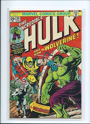 Hulk 181 KEY Issue 1st App of The Wolverine 6065 CGC itNO RESERVE WOW