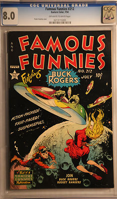 Famous Funnies 212 Frazetta Buck Rogers CGC 80 3rd Highest Grade