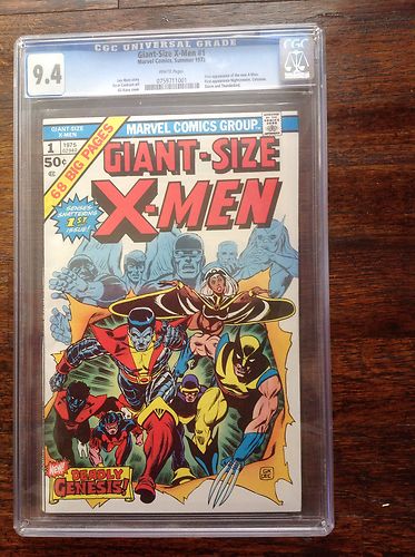 Giant Size XMen 1 CGC 94 1st New XMen 2nd Wolverine Marvel Bronze Age Comic