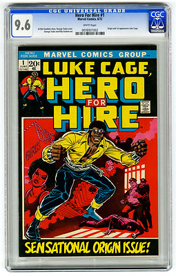 Hero For Hire 1 CGC 96 WHITE Origin  1st Luke Cage Marvel Bronze Age Comic