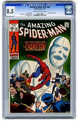 Amazing SpiderMan 80 84 92 ALL CGC Iceman Kingpin Buscema Marvel Bronze Age