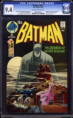 BATMAN 227 CGC 94 NEAR MINT OWWHITE CLASSIC COVER NEAL ADAMS DC COMICS 