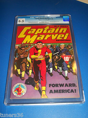 Captain Marvel 8 CGC 65 Gorgeous Golden Age Gem Huge Key Wow