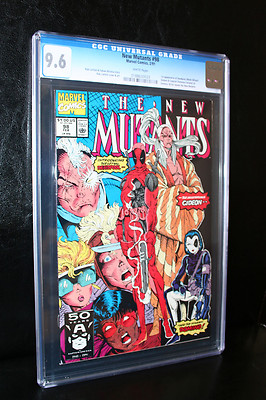New Mutants 98  Marvel 1991  CGC 96  1st Deadpool