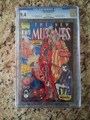 The New Mutants 98 CGC 94 First Appearance Deadpool