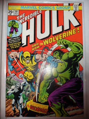 Incredible Hulk 181 1st Wolverine VF Value Stamp Intact CGC Worthy