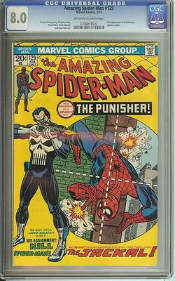 The Amazing SpiderMan 129  80 GRADE CGC Feb 1974 Marvel